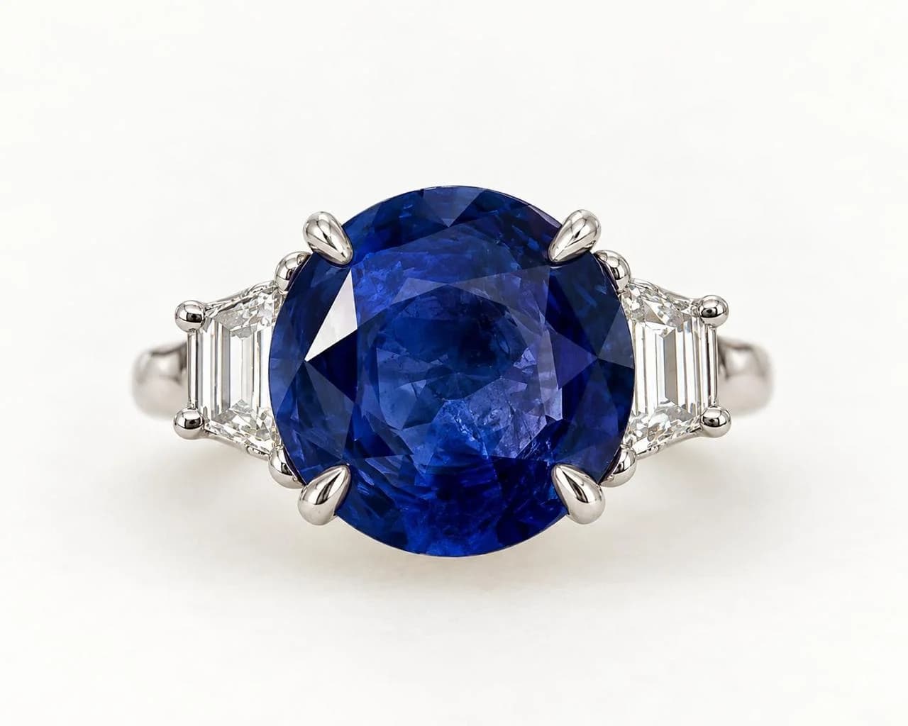 Platinum 7.87 ct Sapphire